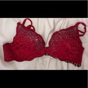 Red Victoria’s Secret/Pink bra